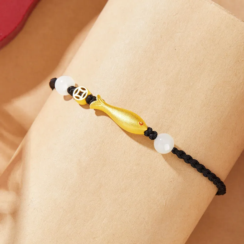 Lao Feng Xiang 999 Fine Silver Bracelets Unisex-3