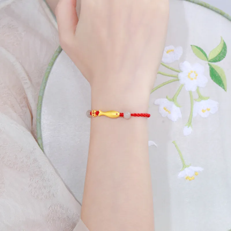 Lao Feng Xiang 999 Fine Silver Bracelets Unisex-8