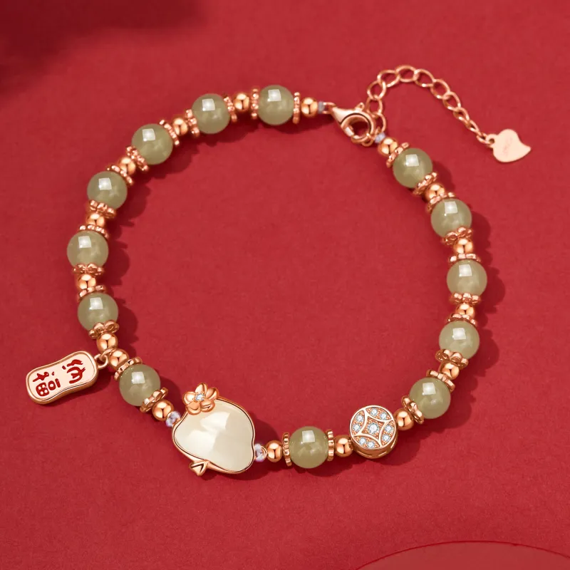 Lao Feng Xiang S925 Sterling Silver Bracelets Women's-10
