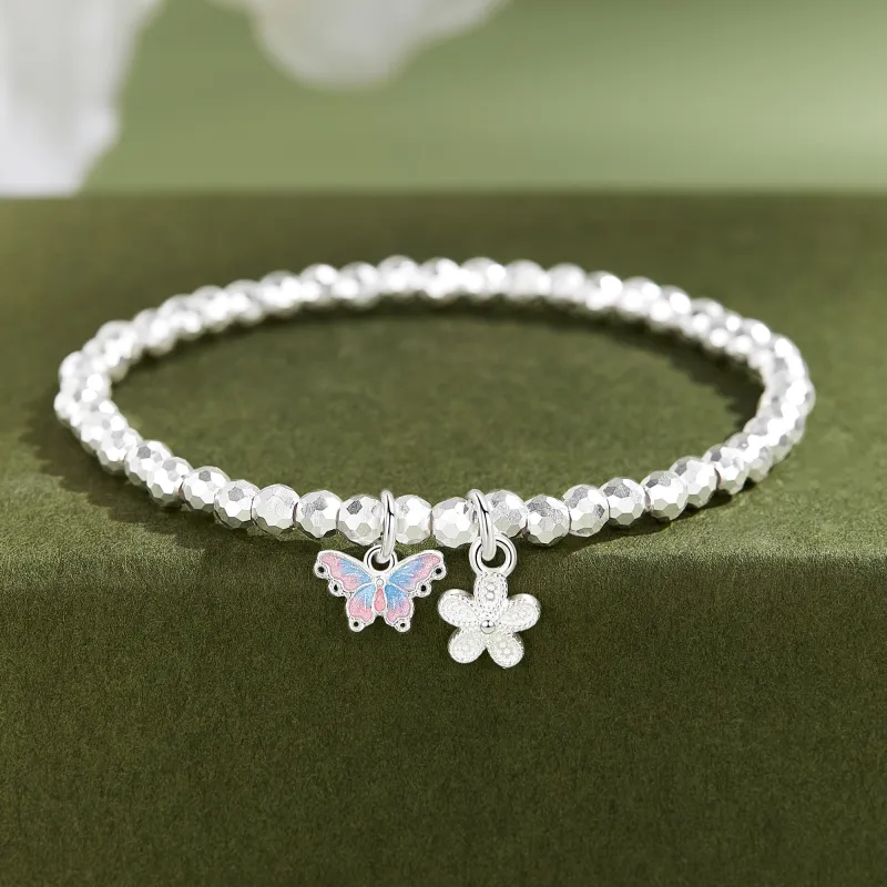 Lao Feng Xiang S999 Silver Women's Bracelet Women's-3