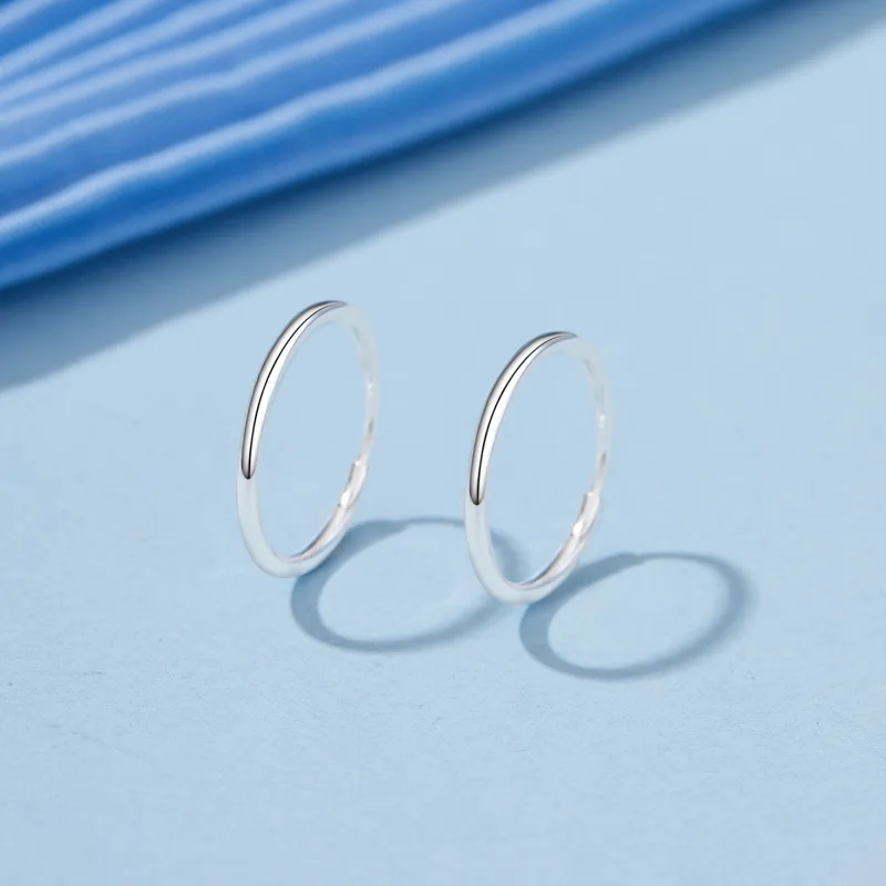 Lao Feng Xiang S999 Fine Silver Pair Of Stud Earrings Unisex-5