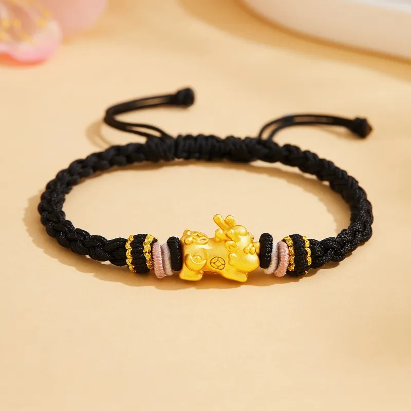 Lao Feng Xiang S990 Silver Bracelets Unisex-7