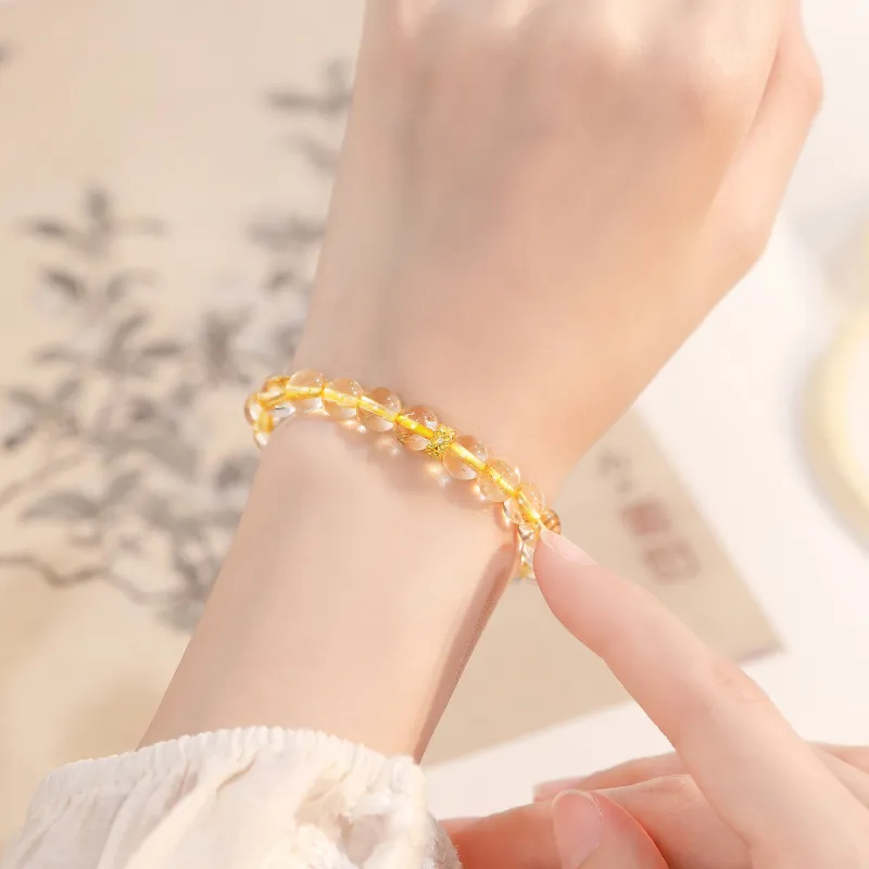 Lao Feng Xiang Crystal Bracelets Women's-6
