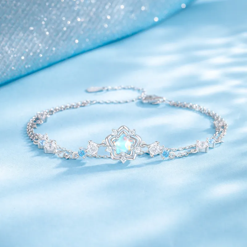 Lao Feng Xiang S925 Silver Bracelets Women's-1
