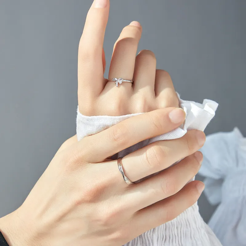 Lao Feng Xiang S999 Fine Silver Rings Unisex-1