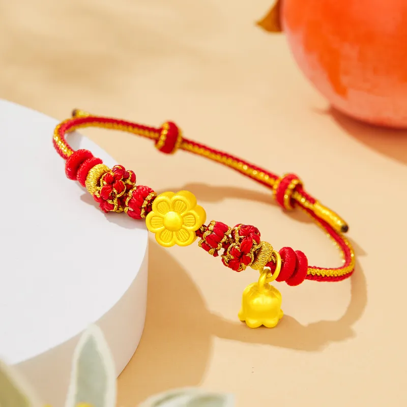 Lao Feng Xiang S999 Fine Silver Bracelets Women's-5