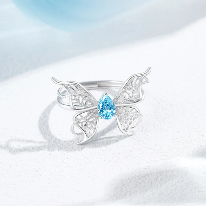 Lao Feng Xiang Natural Topazes Rings Women's-2