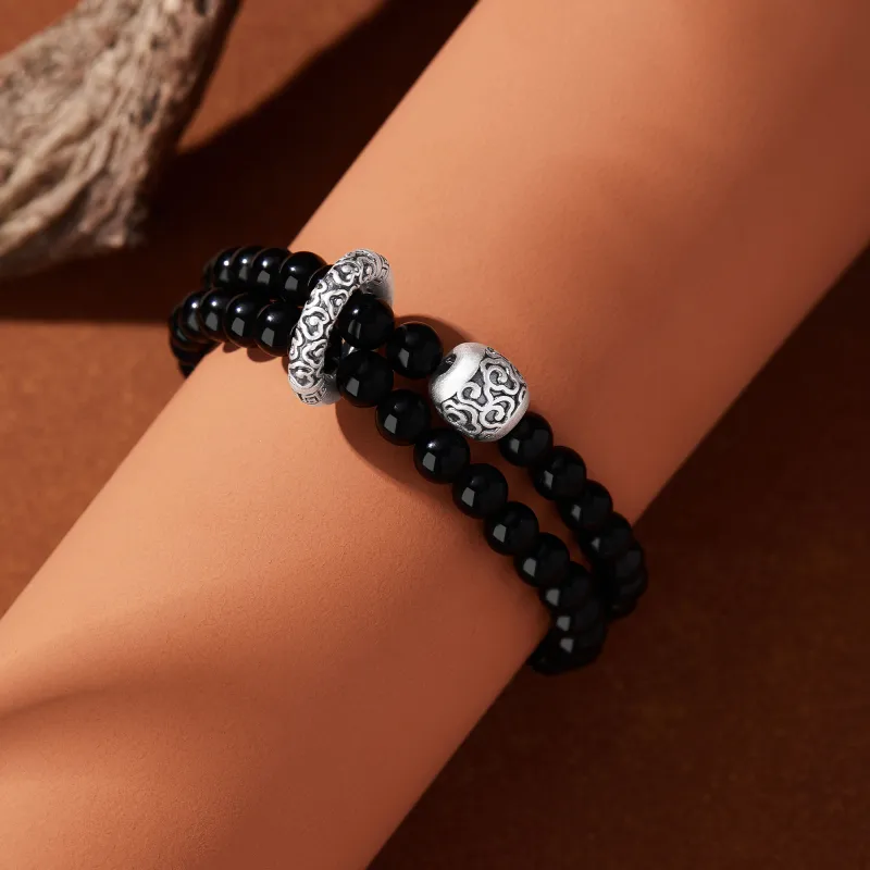 Lao Feng Xiang Obsidian Bracelets Men's-3