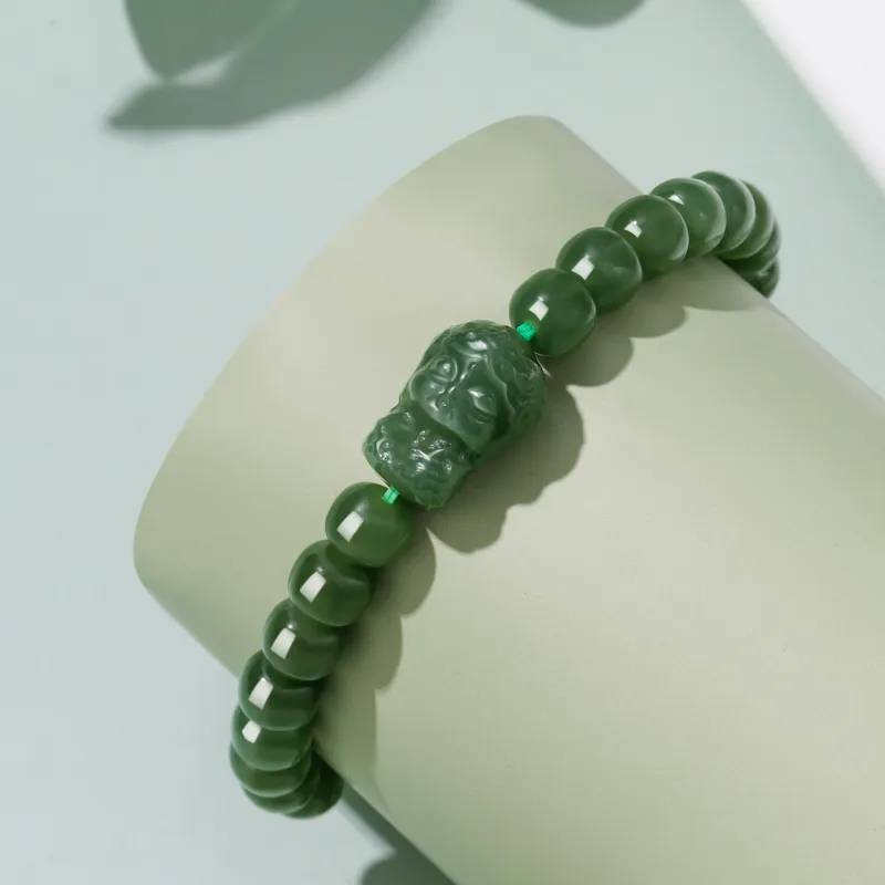 Lao Feng Xiang Chalcedony Bracelets Unisex-1