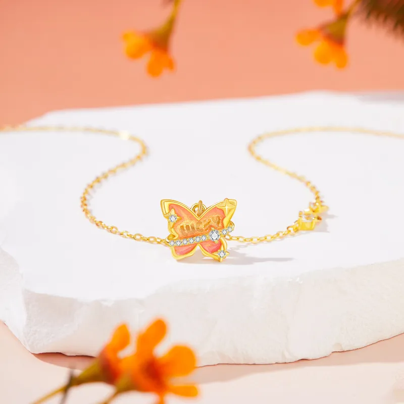 Lao Feng Xiang 925 Sterling Silver Necklaces Women's-3