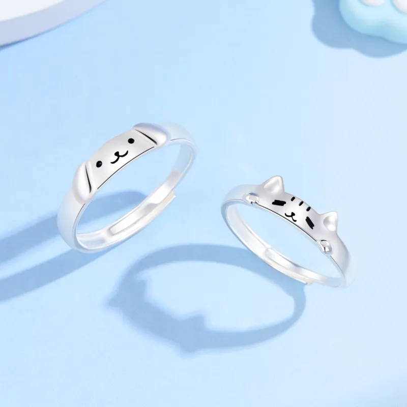 Lao Feng Xiang S925 Silver Rings Unisex-6