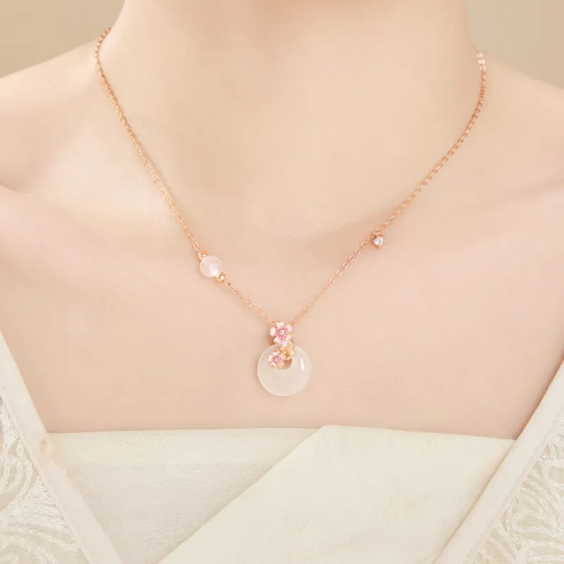 Lao Feng Xiang Chalcedony Necklaces Women's-2