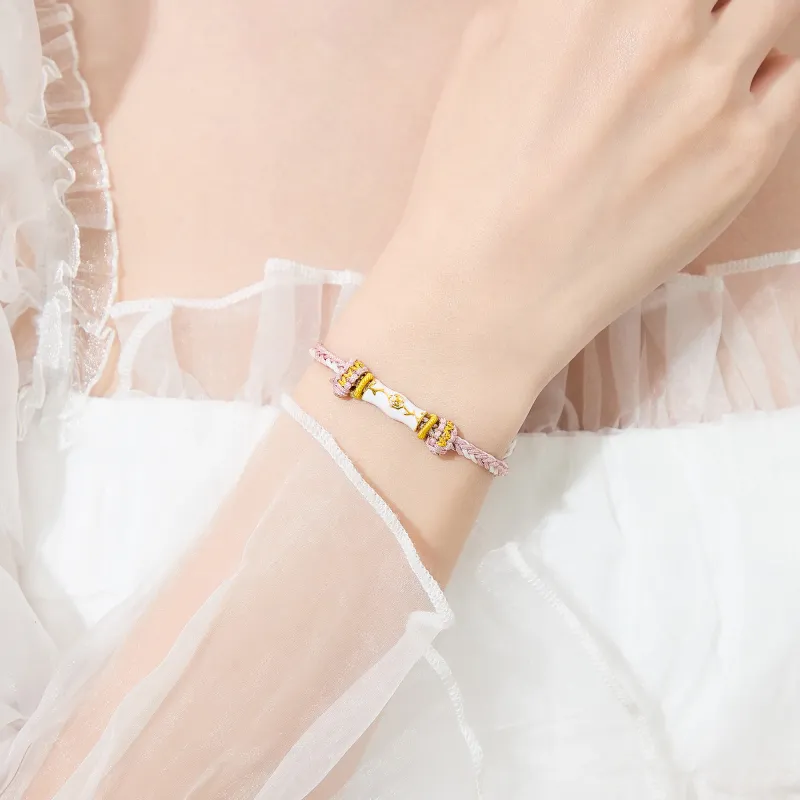 Lao Feng Xiang S925 Silver Bracelets Unisex-14