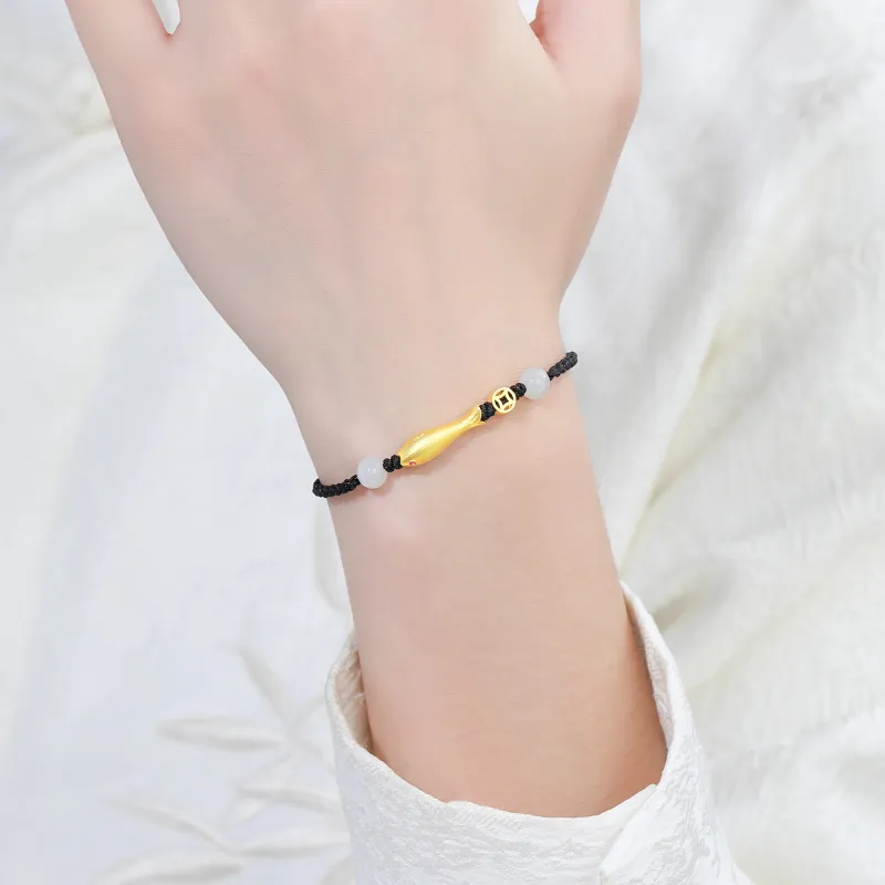 Lao Feng Xiang 999 Fine Silver Bracelets Unisex-4