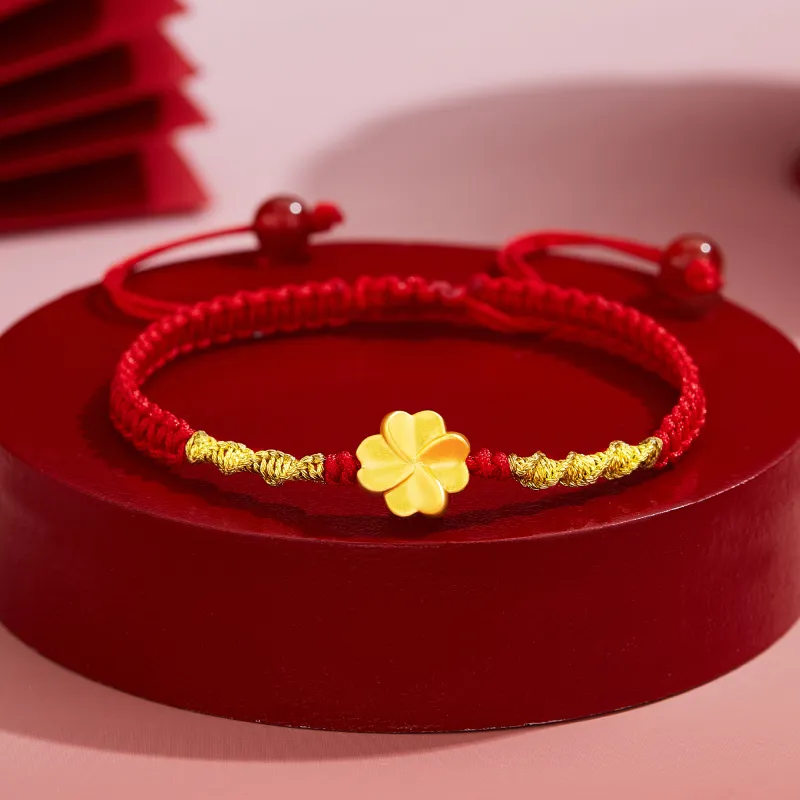Lao Feng Xiang S990 Silver Bracelets Women's-5