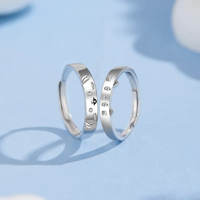 Lao Feng Xiang 999 Fine Silver Rings Unisex-5