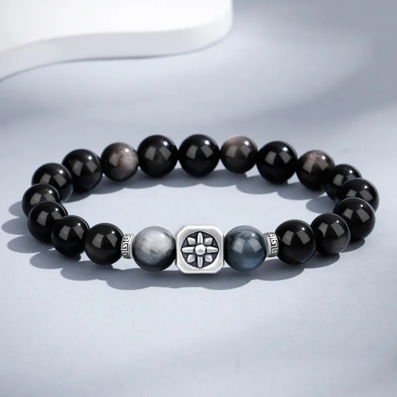 Lao Feng Xiang Natural Chalcedony Bracelets Unisex-6