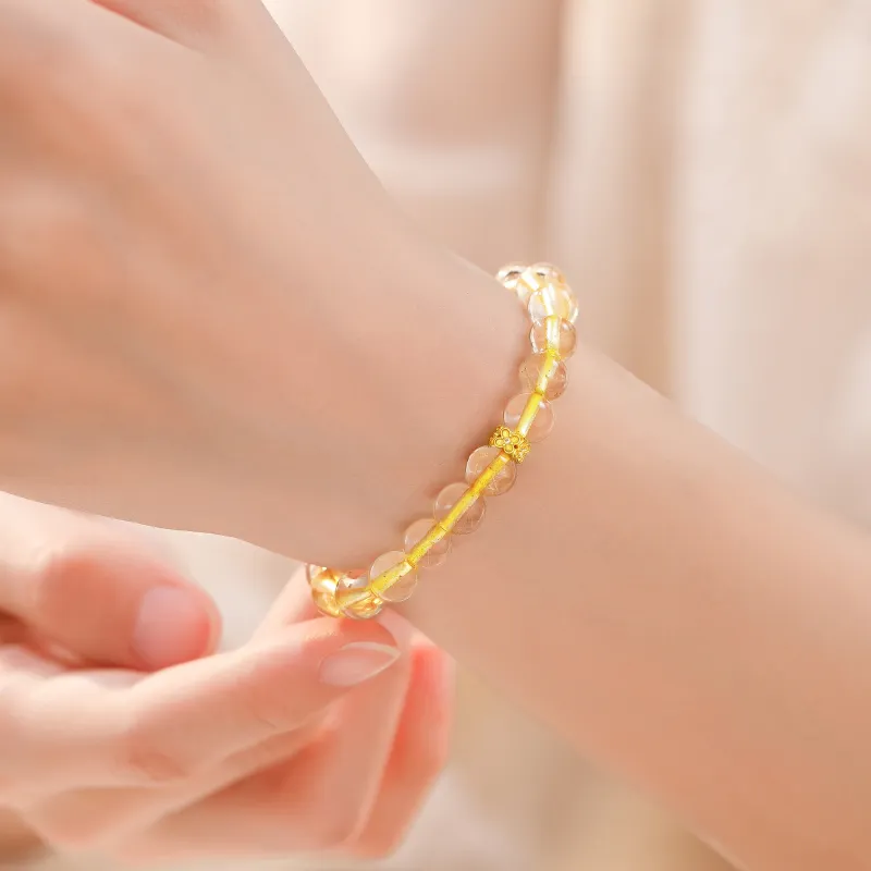 Lao Feng Xiang Crystal Bracelets Women's-4
