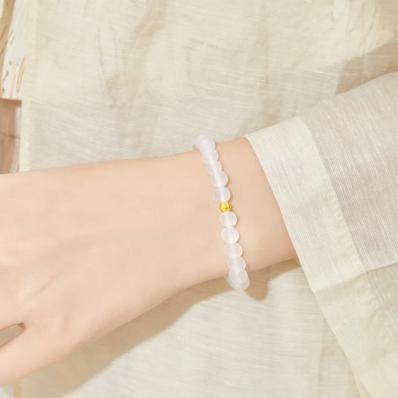 Lao Feng Xiang Agate Bracelets Women's-6