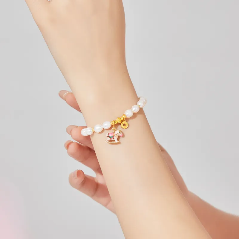 Lao Feng Xiang S925 Silver Bracelets Women's-3