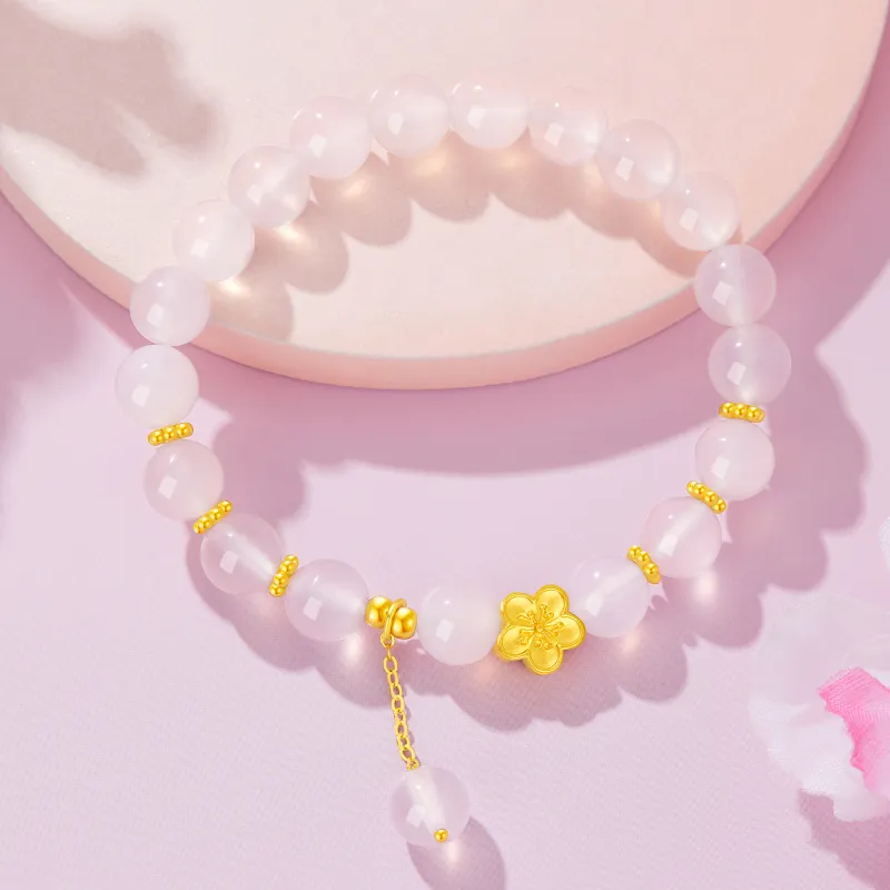Lao Feng Xiang Chalcedony Bracelets Women's-7