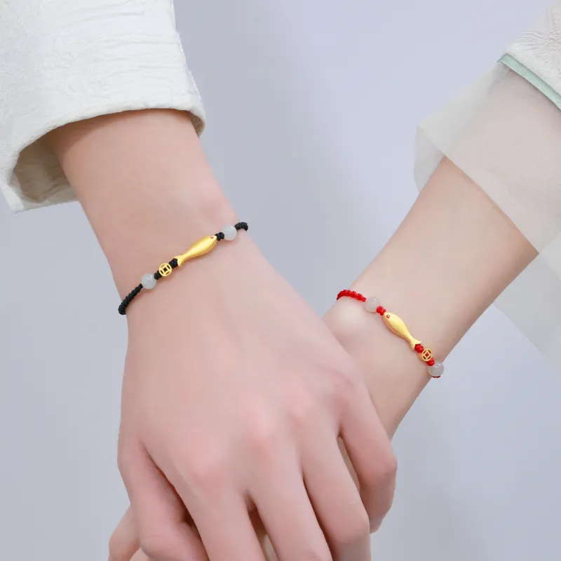 Lao Feng Xiang 999 Fine Silver Bracelets Unisex-13