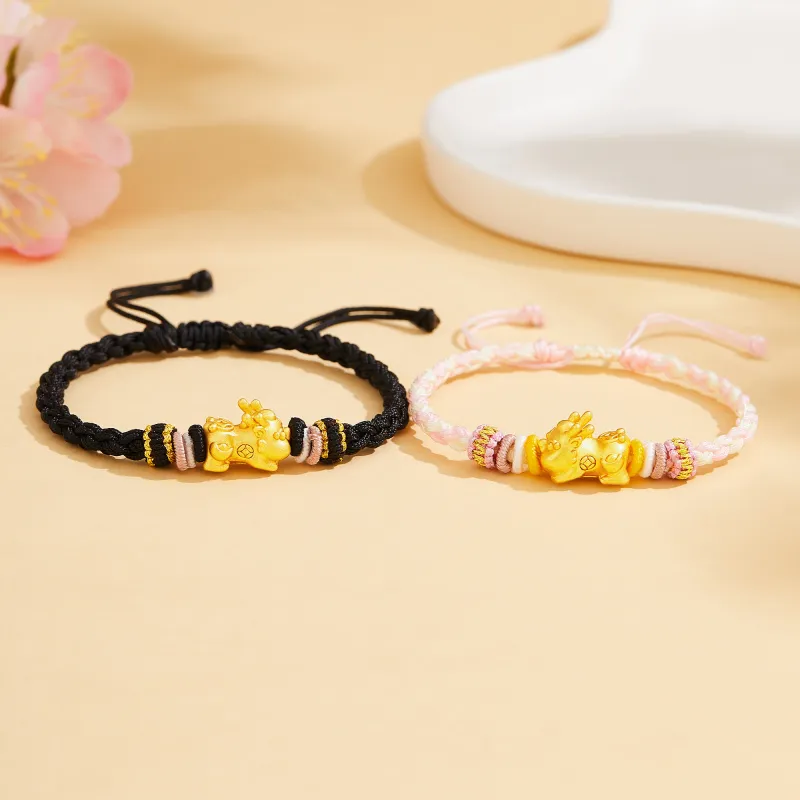 Lao Feng Xiang S990 Silver Bracelets Unisex-14