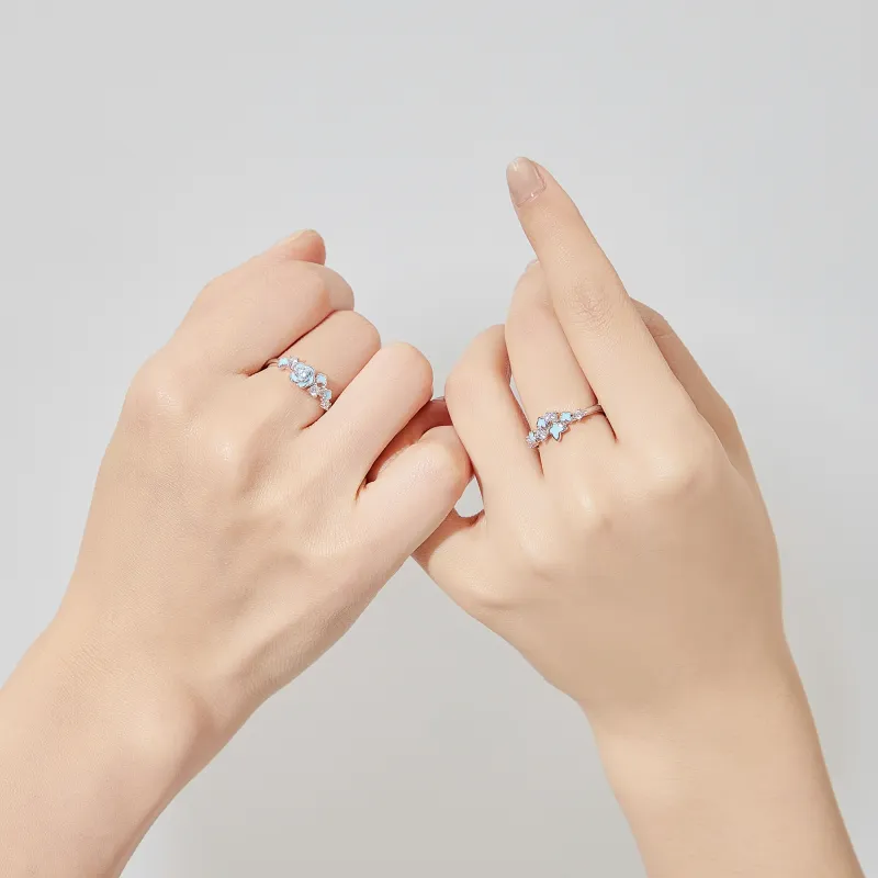 Lao Feng Xiang S925 Silver Rings Unisex-7