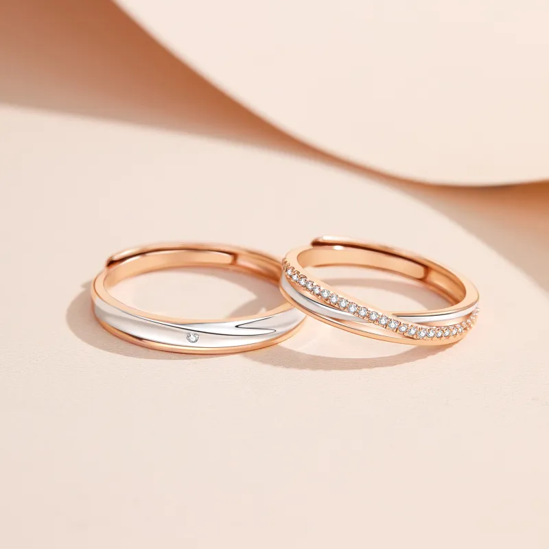 Lao Feng Xiang S925 Silver Rings Unisex-3