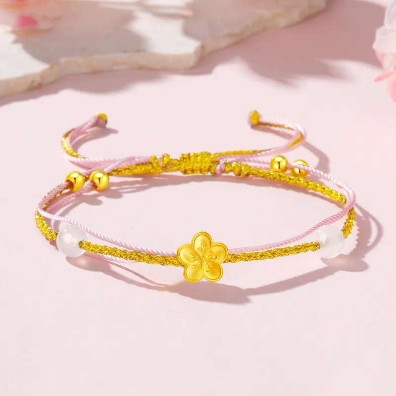 Lao Feng Xiang 925 Sterling Silver Bracelets Women's-2