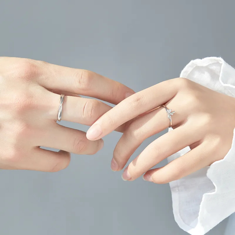 Lao Feng Xiang S999 Fine Silver Rings Unisex-5
