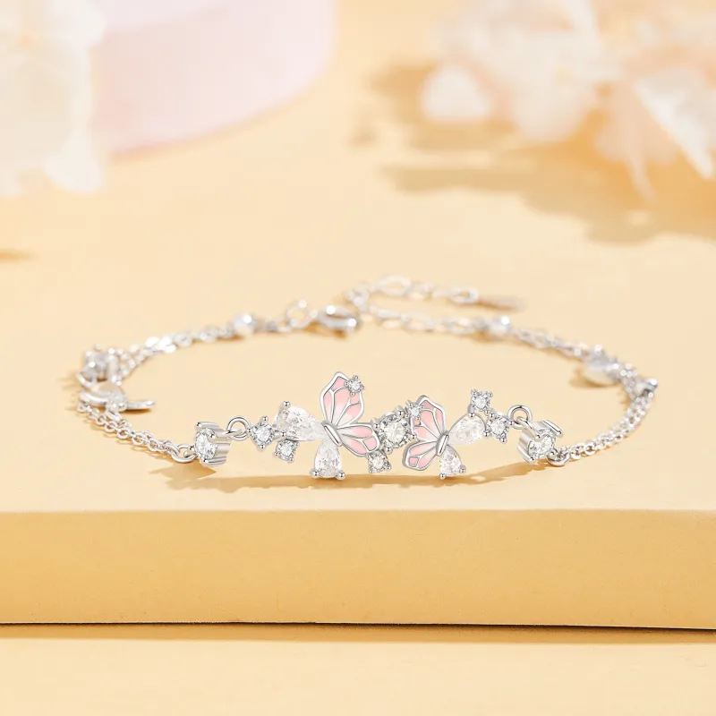 Lao Feng Xiang S925 Silver Bracelets Women's-4