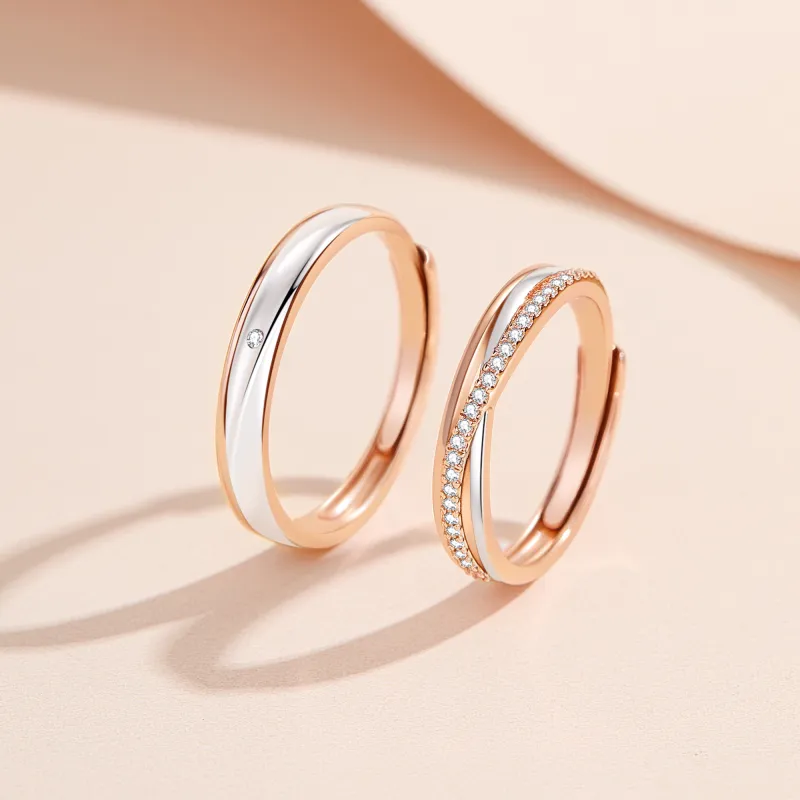Lao Feng Xiang S925 Silver Rings Unisex-5