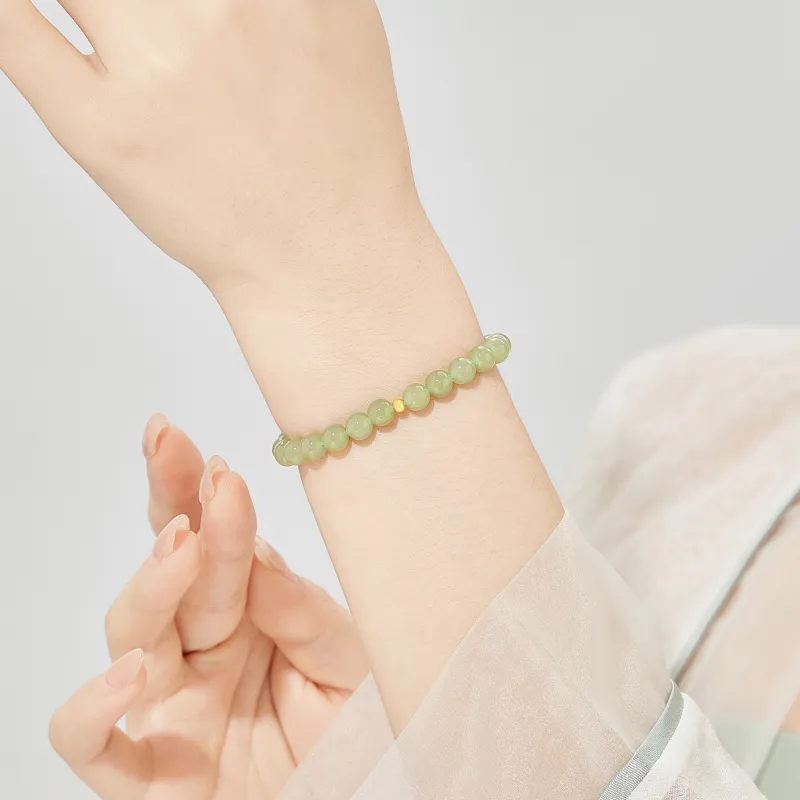 Lao Feng Xiang Natural Chalcedony Bracelets Women's-2