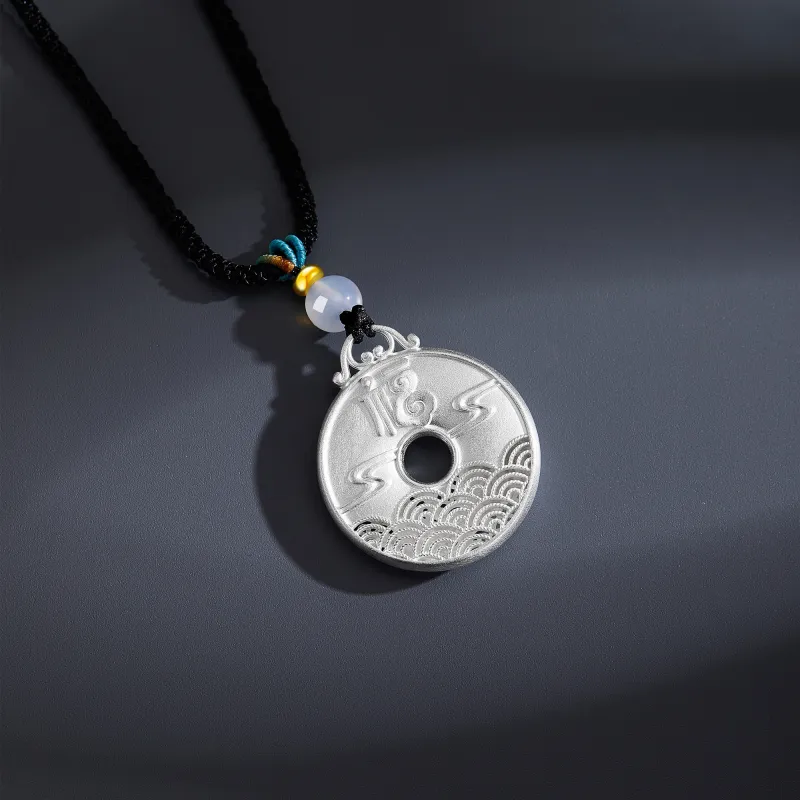 Lao Feng Xiang 999 Fine Silver Necklaces Unisex-4
