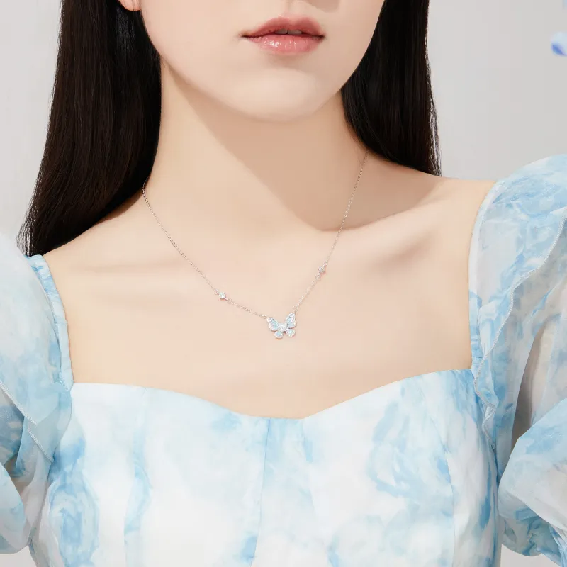 Lao Feng Xiang 925 Sterling Silver Necklaces Women's-9