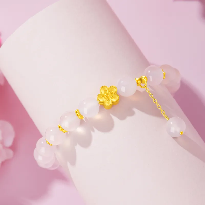 Lao Feng Xiang Chalcedony Bracelets Women's-5