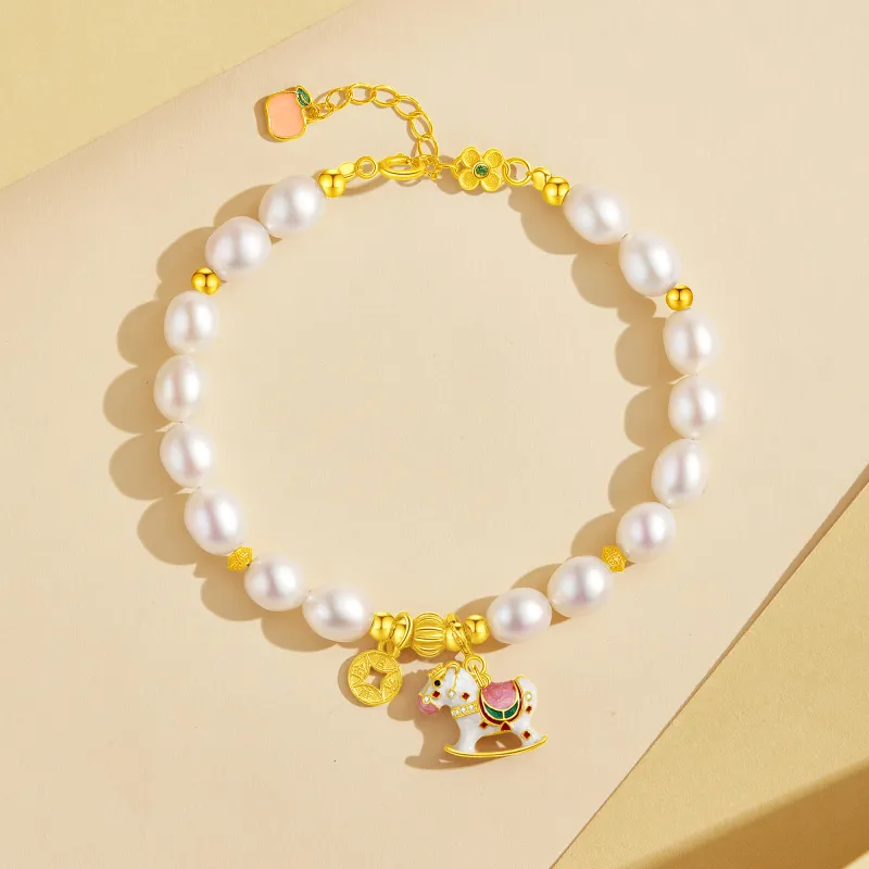 Lao Feng Xiang S925 Silver Bracelets Women's-2