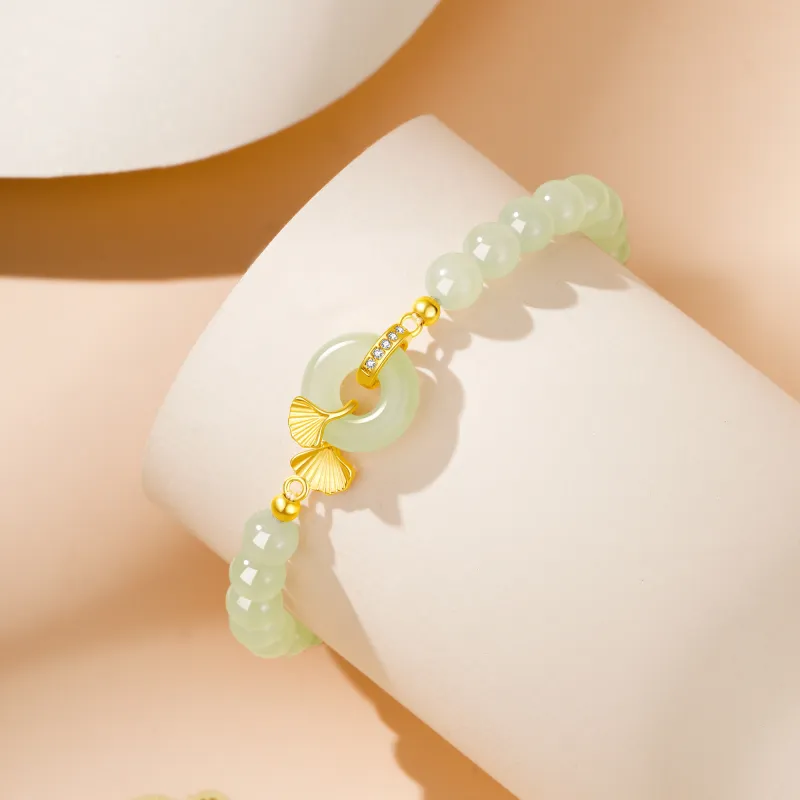 Lao Feng Xiang Natural Chalcedony Bracelets Women's-6