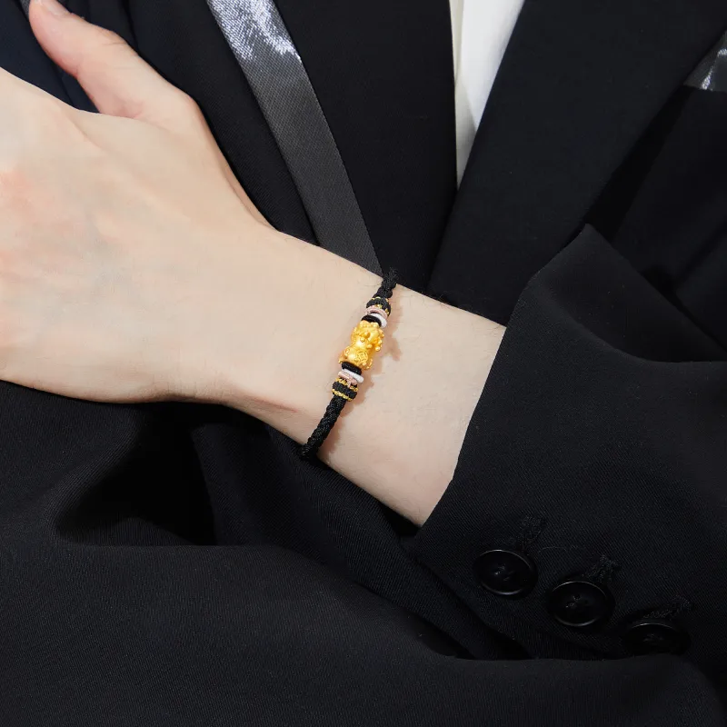 Lao Feng Xiang S990 Silver Bracelets Unisex-6