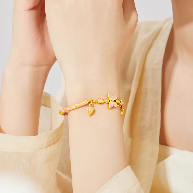Lao Feng Xiang S925 Silver Bracelets Women's-6