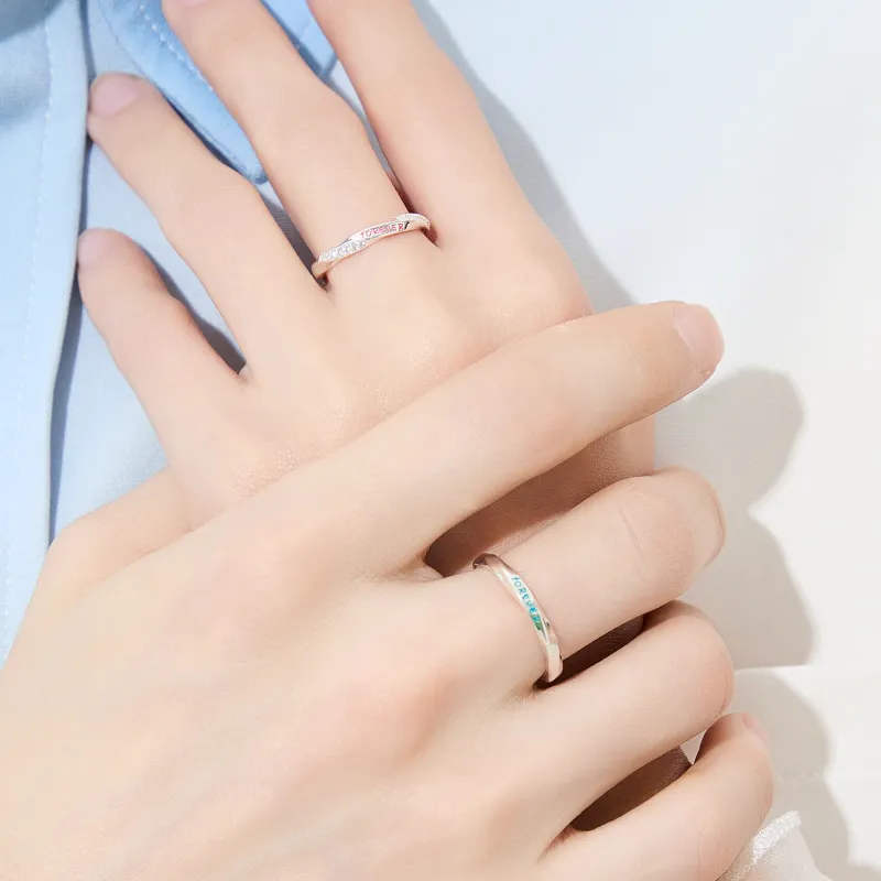 Lao Feng Xiang S925 Silver Rings Unisex-2