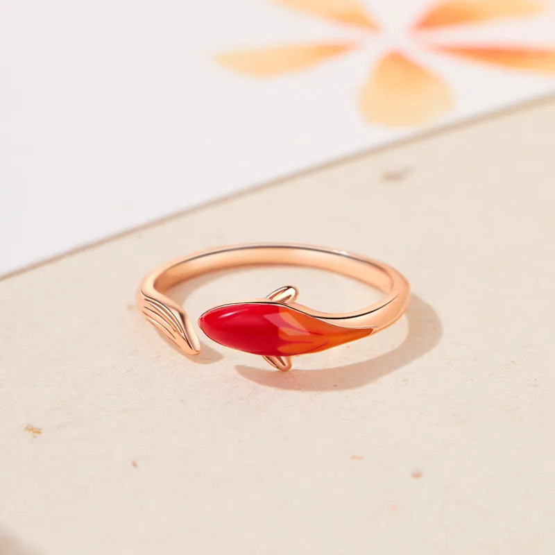 Lao Feng Xiang S925 Silver Rings Women's-2