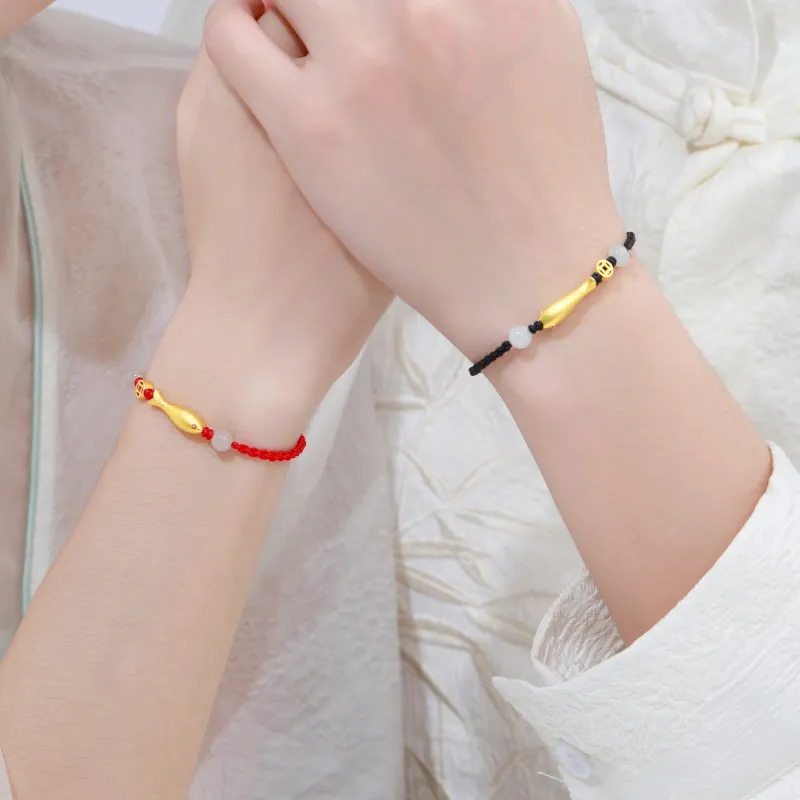 Lao Feng Xiang 999 Fine Silver Bracelets Unisex-17