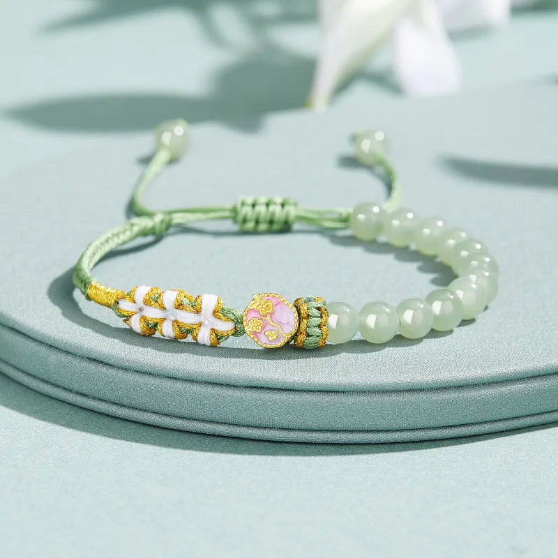 Lao Feng Xiang Chalcedony Bracelets Unisex-2