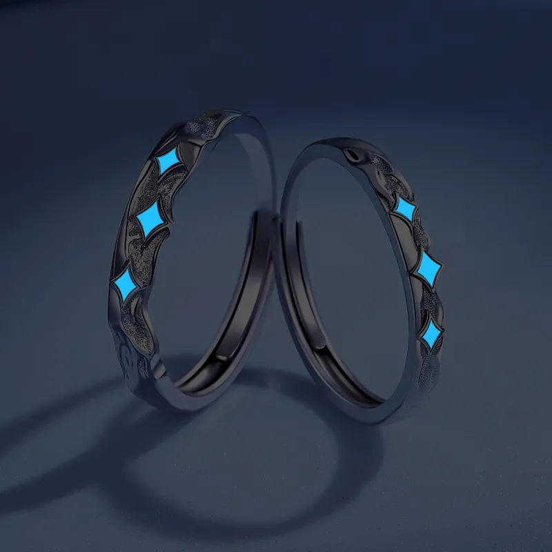 Lao Feng Xiang S925 Silver Rings Unisex-0