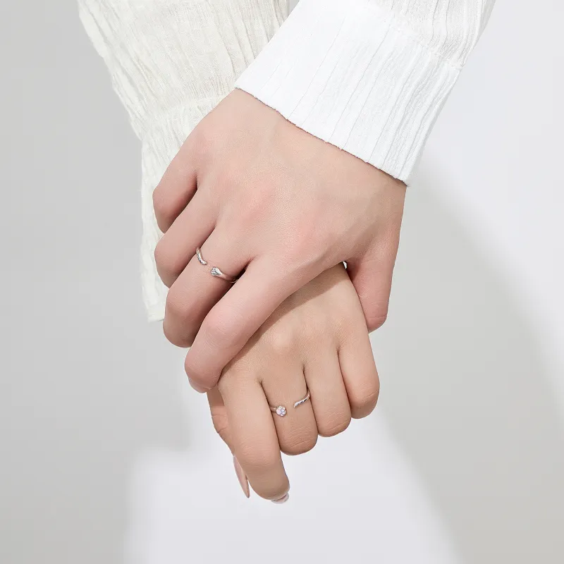Lao Feng Xiang S925 Silver Rings Unisex-3