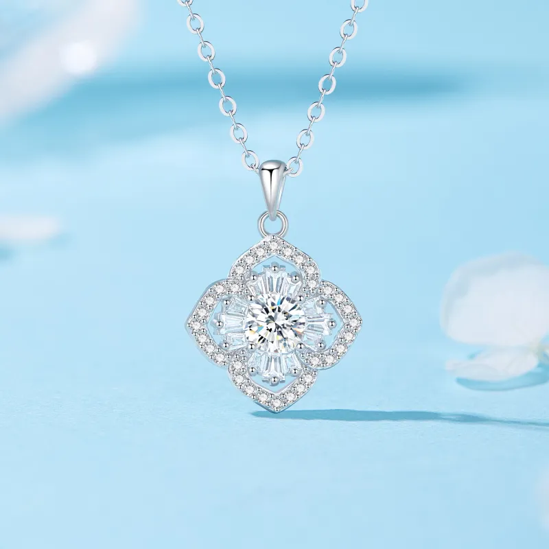 Lao Feng Xiang S925 Silver Necklaces Women's-1