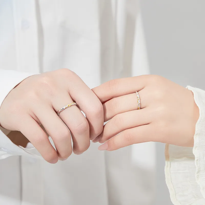 Lao Feng Xiang 925 Sterling Silver Rings Unisex-3