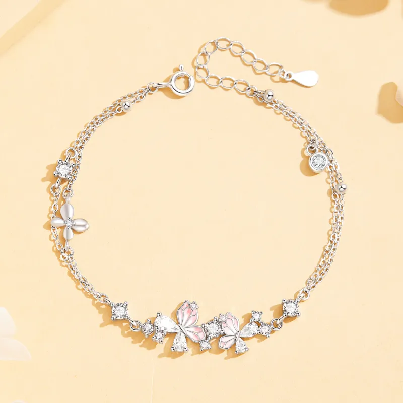 Lao Feng Xiang S925 Silver Bracelets Women's-2